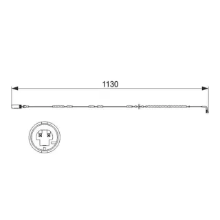 Bosch Warnkontakt f?r Bremsbel?ge BMW X1 1987473505