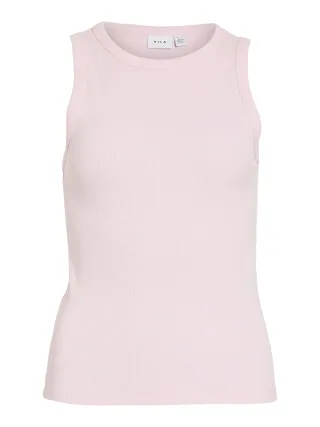 VILA - VISOLA O-NECK S/L TANK TOP - NOOS Cherry Blossom - Gr. - XS