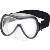 Aqua Speed Schnorchel RAY FS Tauchmaske mit Stoff-Kopfband für Erwachsene / Jugendliche (Einzel Schwimmmaske mit gehärtetem Glas), Taucherbrille Stoffband Einzellinse