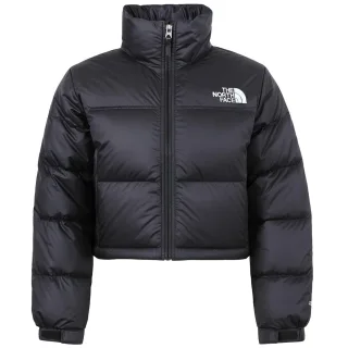 The North Face Nuptse Short Damenjacke Schwarz
