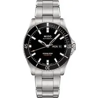 Mido Taucheruhr Mido Herren Uhr M0264301105100 Ocean Star 200 Edelstahl, (1-tlg)