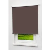 Verdunklungsrollo Qualitätsrollo abdunkelnd Dunkelbraun, LYSEL®, abdunkelnd, HxB 190x63cm