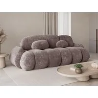 MOEBLO Schlafsofa STONE, Sitzer Sofa mit Schlaffunktion & Komfortpolsterung – Modernes Schlafsofa mit Bettkasten & Zierkissen, Couch Polstermöbel Sitzmöbel Wohnzimmermöbel 3-Sitzer-Sofa Stoffsofa für Wohnzimmer, (BxHxT): 270 x 103 x 113 cm