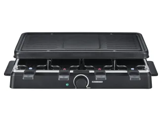 MELISSA Raclette 16300026, 1200 W, 8 Pfannen, schwarz