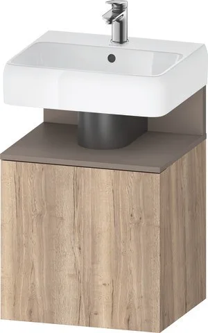 Duravit Qatego Waschtischunterbau wandhängend Eiche Marmoriert Matt 490x420x645 mm - QA4077R43550000 QA4077R43550000