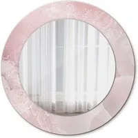 Tulup Spiegel Modern Wandmontage Wandspiegel Spiegel mit Aufdruck Rund: Ø50cm