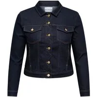 ONLY CARMAKOMA Jeansjacke CARWESPA LS RINSE JACKET DNM NOOS Baumwollmischung, Regular Fit