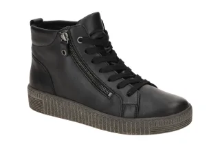 Gabor Damen Stiefeletten 73.730 Schwarz Wechselfu?bett & Keilabsatz