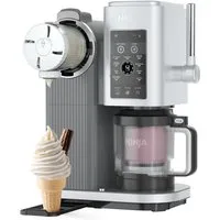 NINJA Eismaschine Ninja CREAMi Scoop & Swirl 13-in-1 Softeis- und Eismaschine NC701EU, 0,48 l, Softeis & Eismaschine NC701EU