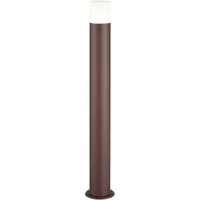 TRIO Leuchten LED Pollerleuchte aus Aluminium Rostoptik, Höhe 80cm, LED wechselbar, Warmweiß, Außenleuchte zur Garten Weg-Beleuchtung, Wegeleuchte für die Einfahrt