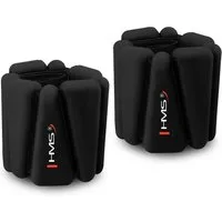 HMS Gewichtsmanschette 2x Gewichte für Handgelenk oder Knöchel Trainingsgewichte 0,5kg