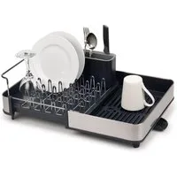 Joseph Joseph Geschirrständer Rethink Your Sink, ausziehbar, integrierter Ausguss, rutschfeste Füße