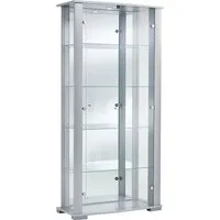 fif möbel Vitrine STELLA Standvitrine/Glasvitrine 2x Glastür,perfekt für Sammler,Sammlervitrine