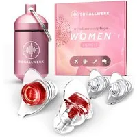 Schallwerk Gehörschutzstöpsel SCHALLWERK ® Women+ Gehörschutz Ohrstöpsel speziell für Frauen