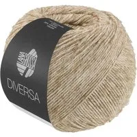 LANA GROSSA DIVERSA Häkelwolle, 210 m (leichtes Baumwoll-Mischgarn mit zartem Mélange-Effekt), 50 g