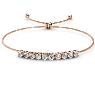 Crystal Mia Armbänder - Roségold und Kristall