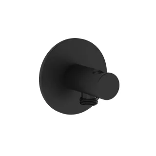 VitrA Origin Wandanschlussbogen mit Brauseabgang G1/2" und Handbrausehalterung Schwarz,A4262536WTC A4262536WTC