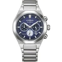 Citizen Chronograph CA4691-59L, Armbanduhr, Solar, Titan, Herrenuhr, analog, Tag, Stoppfunktion