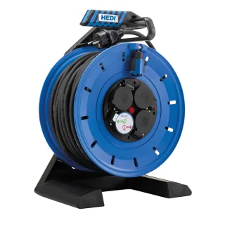 HEDI Vollkunststoff-Kabeltrommel Generation 7 Champion Ø 290mm, schwarz - K740NTF