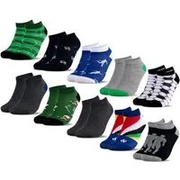 OCCULTO Sneakersocken Kinder Sneaker Socken Motive 10er Pack (Modell: Motivo) (10-Paar)