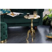 riess-ambiente Beistelltisch SAVOY 55cm gold (Einzelartikel, 1-St), Wohnzimmer · Metall · rund · Handarbeit · Barock