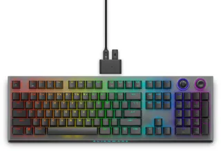 Dell Alienware Tri-Mode AW920K | aw920k-g-ww | Tastatur - AlienFX Per-Key RGB / 16,8 Millionen Farben