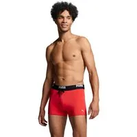 PUMA Badehose PUMA SWIM MEN LOGO TRUNKS elastischer Logobund mit integriertem Kordelzug