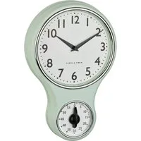 TFA Dostmann Wanduhr TFA Dostmann 60.3073.20 Quarz, Mechanisch Wanduhr 19.6 mm x 5.8 mm x 3