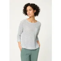 Olsen T-Shirt Shirt mit Jacquard-Streifen