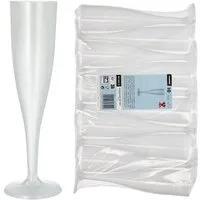 PAPSTAR GmbH Hängedekoration Sektgläser Mehrweg 10 Stk., 0,1 l - Ø4,8cm - 20,1