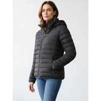 Blue Wave Steppjacke Nina Damen Jacke Nina gesteppt mit abnehmbarer Kapuze in Melange-Optik