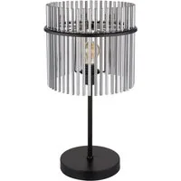 GLOBO LIGHTING Tischleuchte GORLEY, ohne Leuchtmittel, Design Glasstäbe, Tischlampe, Wohnzimmer, Esszimmer, Schlafzimmer