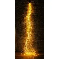 Arnusa LED-Lichterkette Lichterbündel Lichterschweif warmweiß 1440 LED'S, 1440-flammig, Weihnachtsdekoration für Innen und Außen