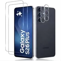 SmartUP Displayschutzglas 2X Schutzglas für Samsung Galaxy S26 Plus Display Kamera Panzerfolie für Samsung Galaxy S26 Plus, Rundumschutz