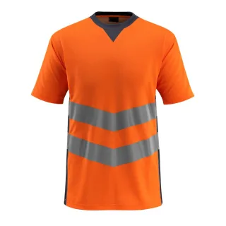 MASCOT Sandwell T-Shirt Hi-vis Orange / Schwarzblau L - 50127-933-14010-L