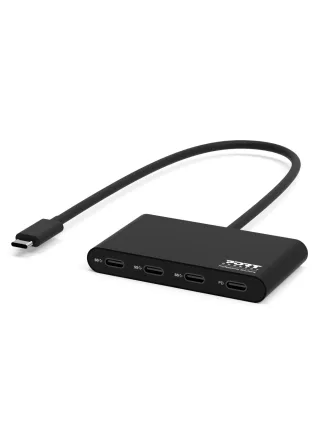 PORT Designs PORT Connect | 900147 | Hub - 3 x USB-C + 1 x USB-C (Spannungsversorgung)