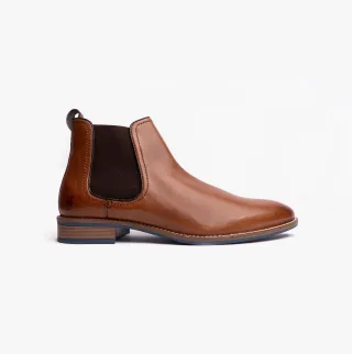 Hush Puppies Diego Chelsea Herrenformale Stiefel Tan