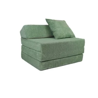 Fortisline Klappmatratze, Hellgrün, Textil, Gestreift, 1-Sitzer, Quadratisch, 70x200 cm, Oeko-Tex® Standard 100, Schlafzimmer, Matratzen Shop, Matratzen, Klappmatratzen