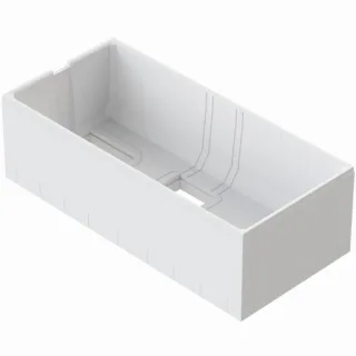 Schedel XL Keramag iCon Wannenträger SW10381 170x75cm, Höhe 60cm