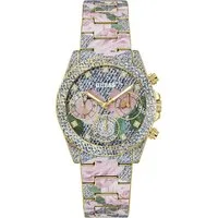 Guess Multifunktionsuhr ROSALIE GW1039L1, Quarzuhr, Armbanduhr, Damenuhr, Edelstahlarmband, analog, Wochentag