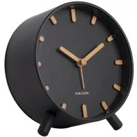 Karlsson Quarzwecker Wecker Grace Metal Black