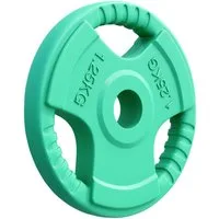 GORILLA SPORTS Hantelscheibe Hantelscheibe 30/31 mm Gummi Gripper 1,25-25 KG, 1.25 kg
