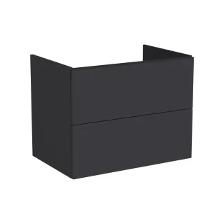 VitrA New Metropole Pure Waschtischunterschrank mit 2 Vollauszügen 78 x 52 x 60 cm Matt,67414 67414