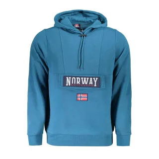 Norwegen 1963 Blau Baumwoll Herren Sweatshirt