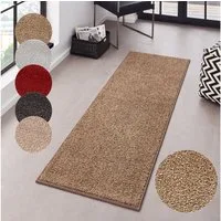 HANSE Home Teppich Pure 100 Kurzflor, rechteckig, Höhe: 13 mm, Kurzflor, uni, umkettelt, Läufer, Wohnzimmer, Kinderzimmer, Flur