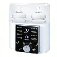 Luckice Babyflaschenwärmer Flaschenwärmer,6-in-1 Multifunktionaler Milchwärmer mit Zeitsteuerung