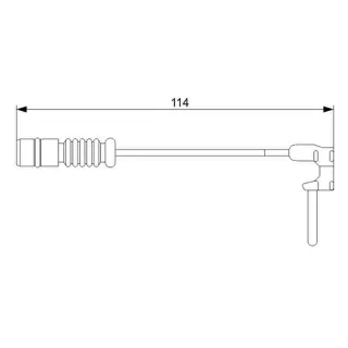 Bosch Warnkontakt f?r Bremsbel?ge Mercedes M-Klasse W163 1987473011