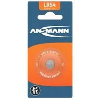 ANSMANN AG Alkaline Knopfzelle LR54 / LR1130 / AG10 Knopfzelle