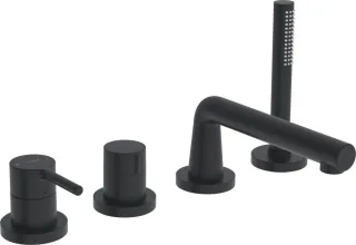 Hansa Einhandmischer FM-Set f. Wafü/Brause HANSAVANTIS, rund 1-strahlig Matt-Schwarz, 5471900733 5471900733
