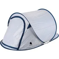 Spetebo Wurfzelt XXL Pop Up Wurfzelt grün 240 x 210 cm, Personen: 3 (Packung, 1 tlg., mit Transporttasche, Heringen und Spannseilen), Sofortzelt für Trekking und Camping